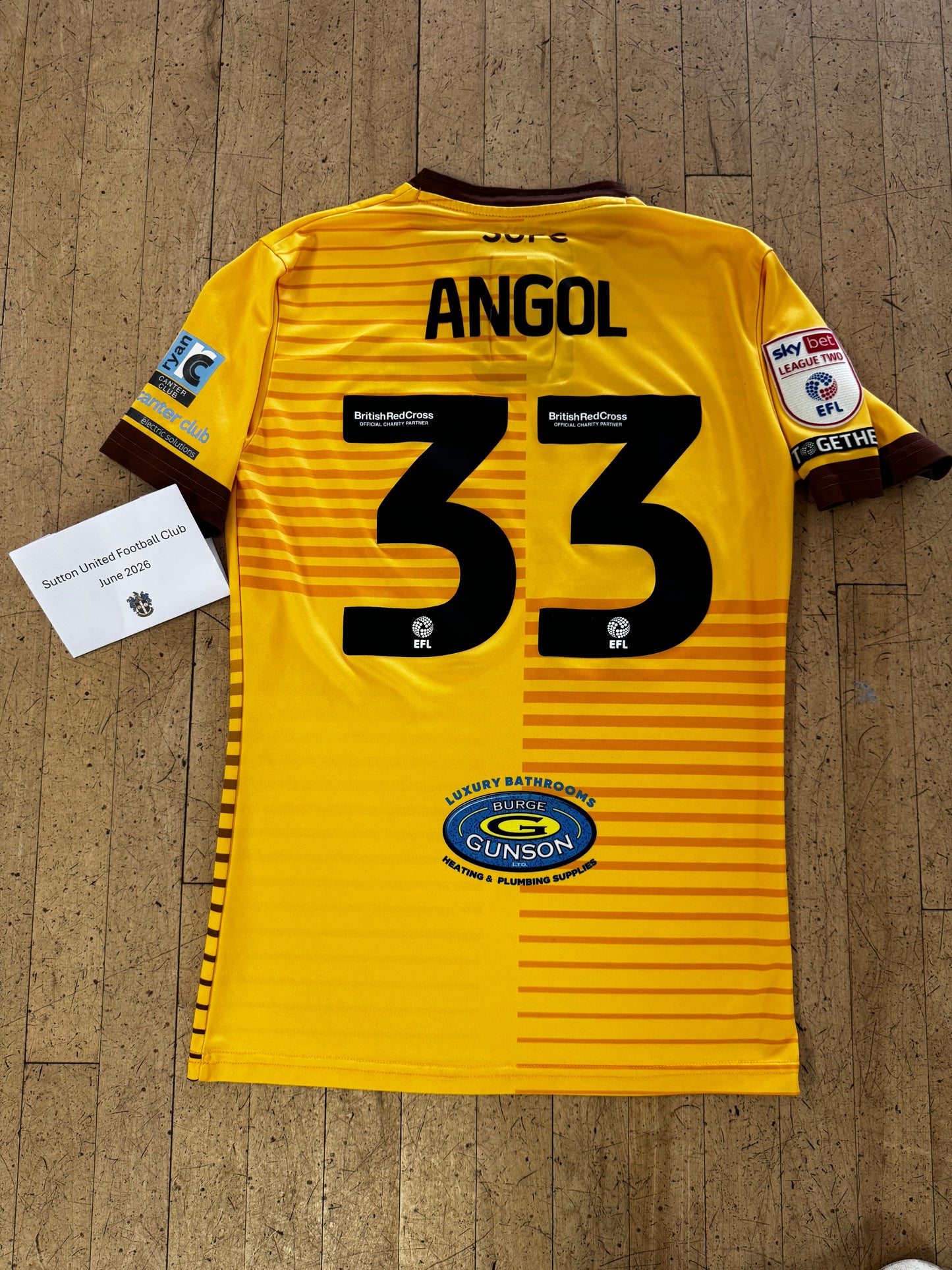 Lee Angol Home Shirt - 2023-2024