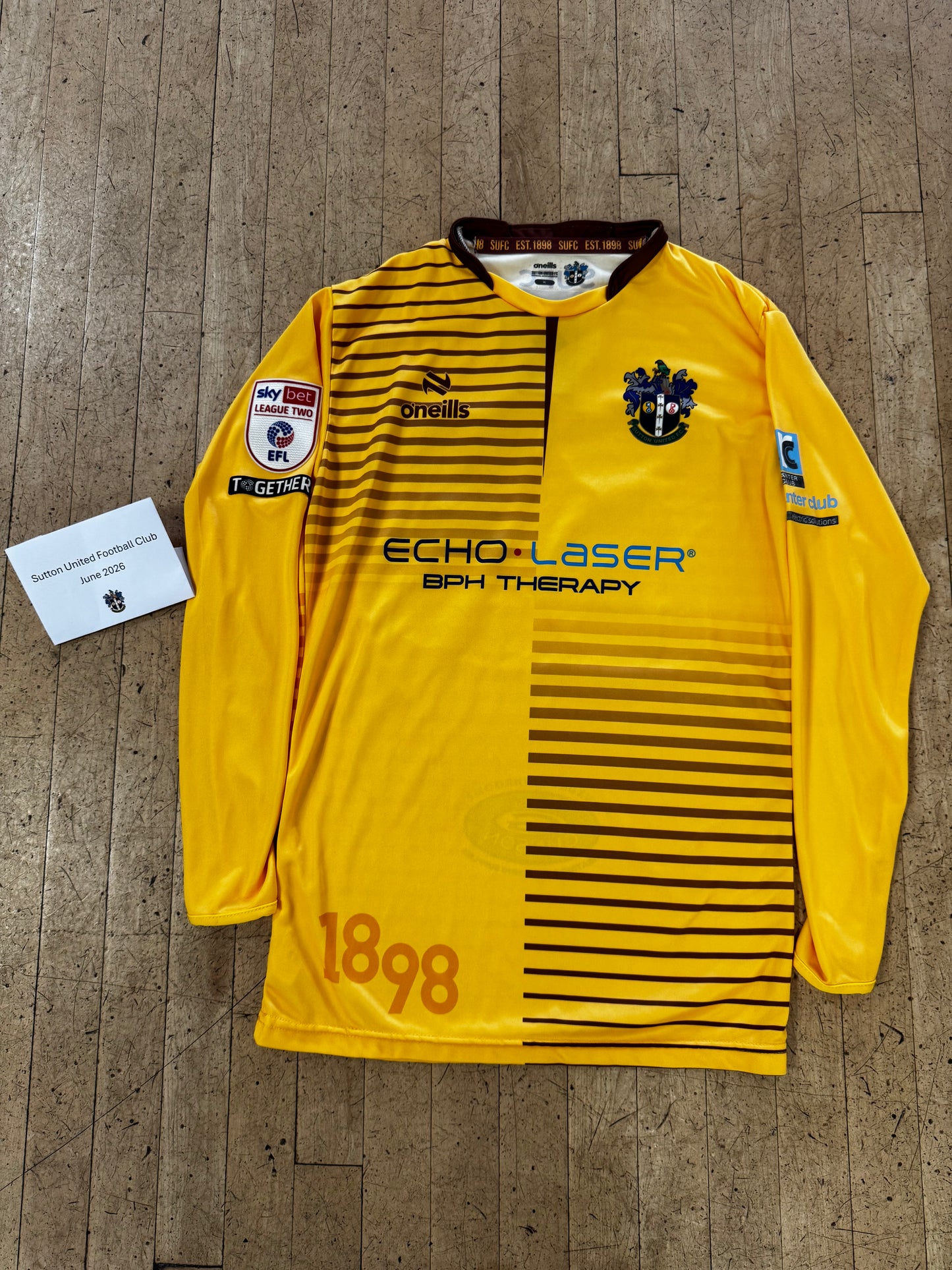 Lee Angol Home Shirt 2023-2024 - Long Sleeve