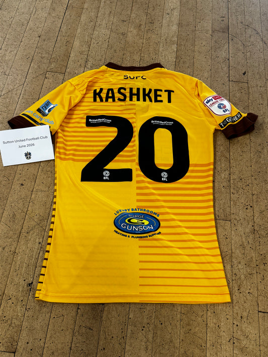 Scott Kashket Home Shirt 2023-2024, Carabao Cup