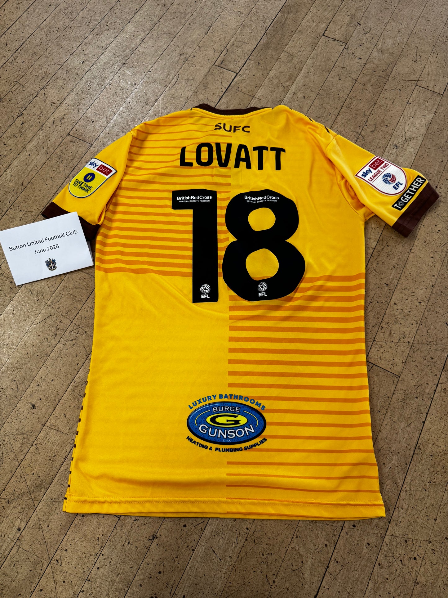 Adam Lovatt Black Away Shirt 2022-2023